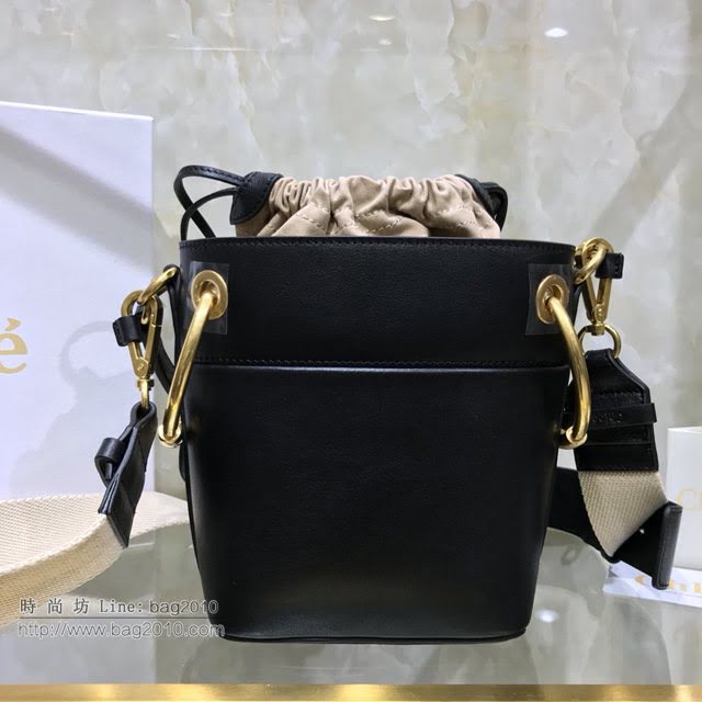 Chloe女包 克洛伊經典Roy抽繩圓環小號水桶包 Chole手提肩背斜挎包  jjh1320